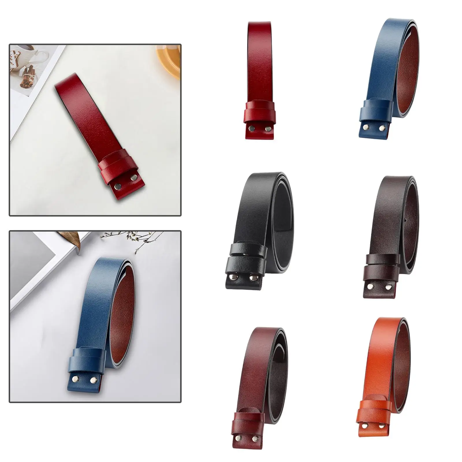 

No Buckle Belt Belt Men without Buckle Casual Belt Strap for Men
