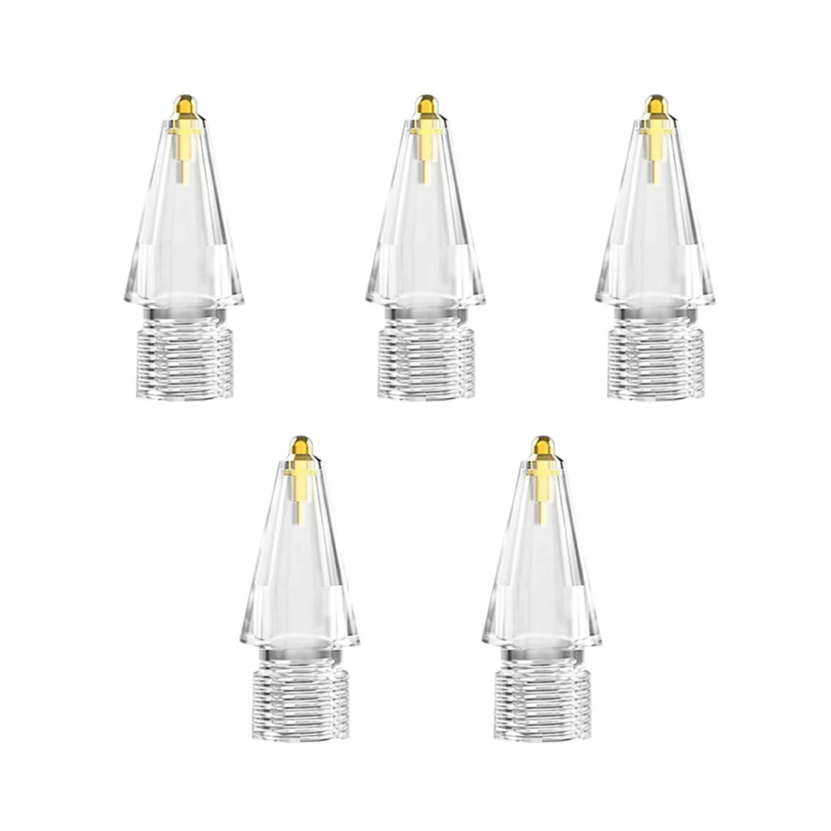 Per Apple Pencil 1/2 Pencil Tips sostituzione pennini matita stilo ad alta sensibilità 5 pz/set punte per penna pennino di ricambio, C