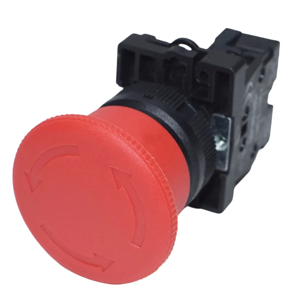 XB2-ES542 22mm Exigent Stop Push Button Switch Self Locking With Twist Release Mechanism 1 Normally Closed Contact 600V 10A