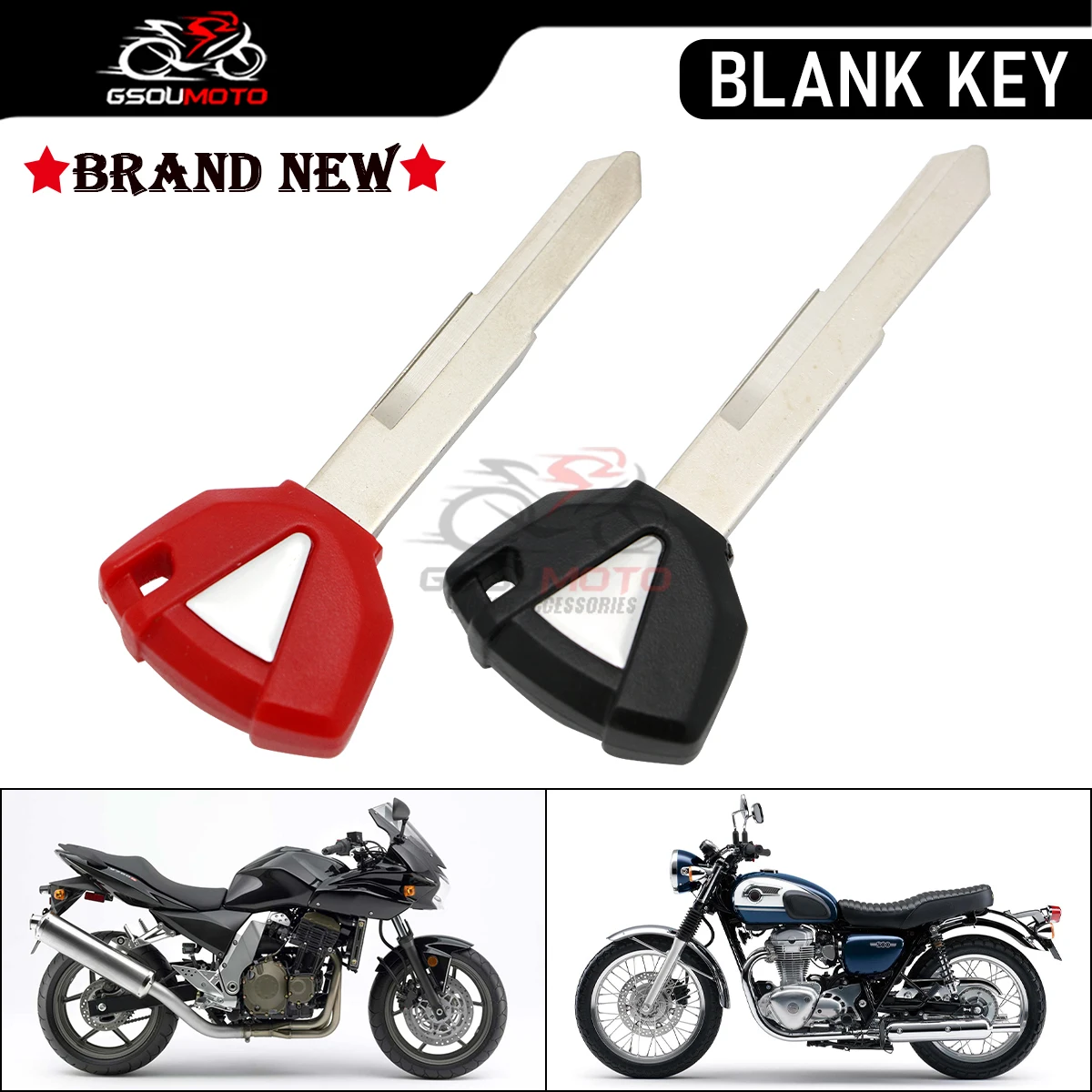 Motorcycle Blank Key For Kawasaki Z800 Z1000 ZX1400 ZX 6R/9R/10R/14R ZX-6R 636 ZX-12R Z750/R/S ZZR 250 400 600 1100 ER-6N ER-6F