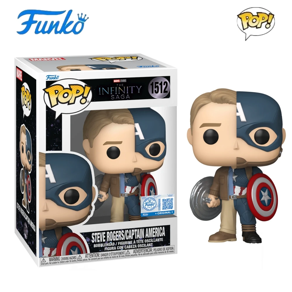 Marvel Figure Spider-Man 3 Steve Rogers/Captain America Peter Parker/Iron Spider Funko Pop Vinyl Figure Limited Edition Toy - Image 5