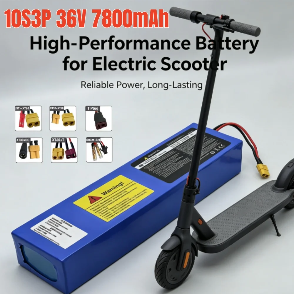 

100% New for 36V 10S3P 18650 For Kugoo S2/S3/S4 7800mAh Battery Pack Electric Scooter BMS Board Battery Pack