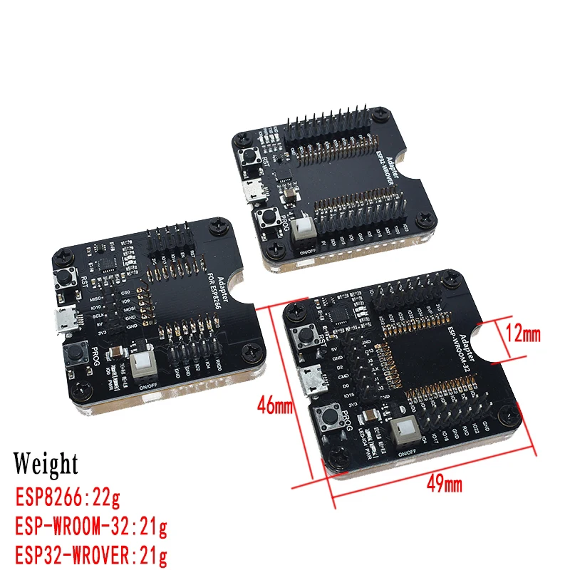 固定設置ツール,ボード,ダウンローダー,esp8266,esp32,ESP-WROOM-32,esp32,ESP-12F, ESP-07S, ESP-12S用