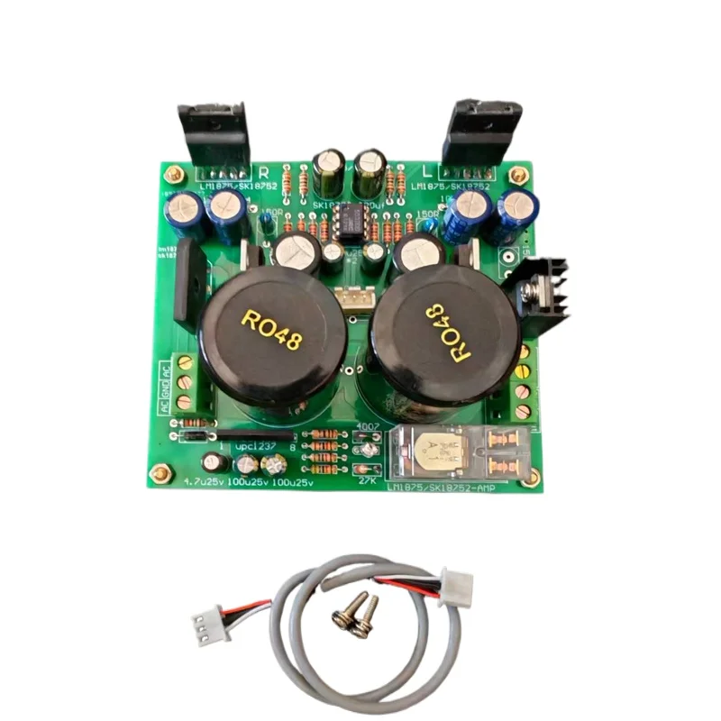 JRC5532+SK18752 HIFI level fever amplifier board with front-end and speaker protection finished board