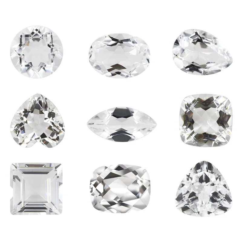 

Натуральный белый кристалл, необработанный камень, овальная форма, подходит для инкрустации в ювелирные изделия.