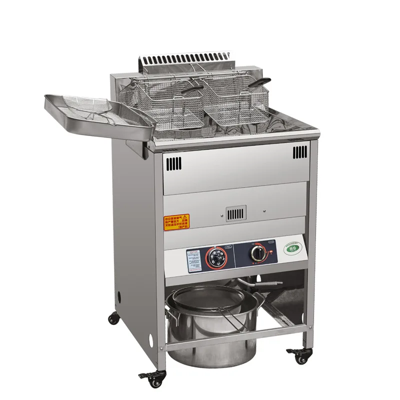 Vertical automatic temperature control fryer fried chicken fryer