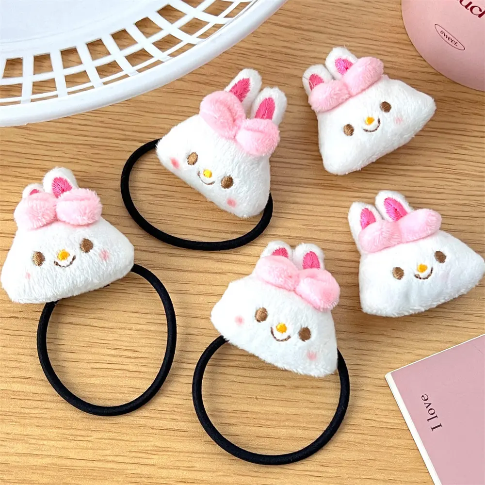 2Pcs New Cute Plush Rabbit Hair Clip With Soft And Cute Circles High Beauty Girl Side Hair Clip Duck Mouth Clip Hair Accessories