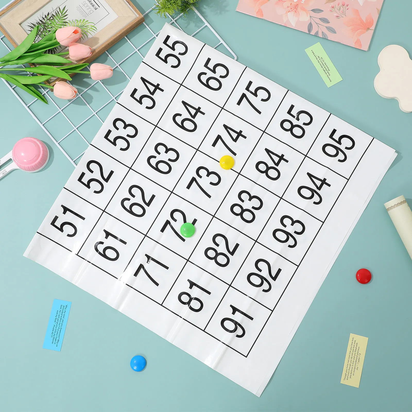

1Set Numbers Wall Chart 1-100 Learning Educational Poster Preschool Kids Number Recognition Early