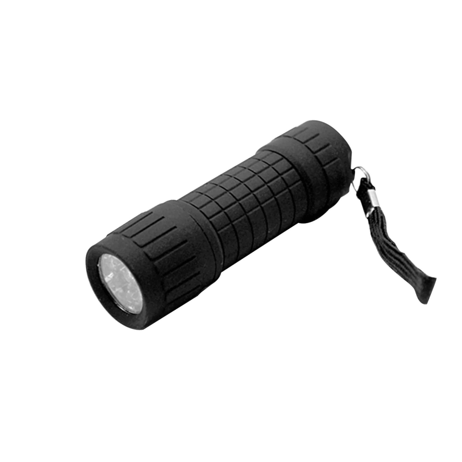 Mini linterna portátil para senderismo, antorcha superbrillante para exteriores, batería alimentada, emergencia, 9 LED, pesca, conducción, 3 modos
