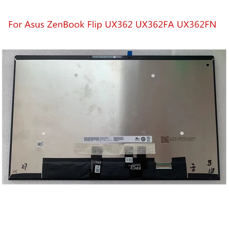 painel lcd substituicao da tela de toque parte superior apto para asus zenbook flip ux362 ux362fa ux362fn 133 01