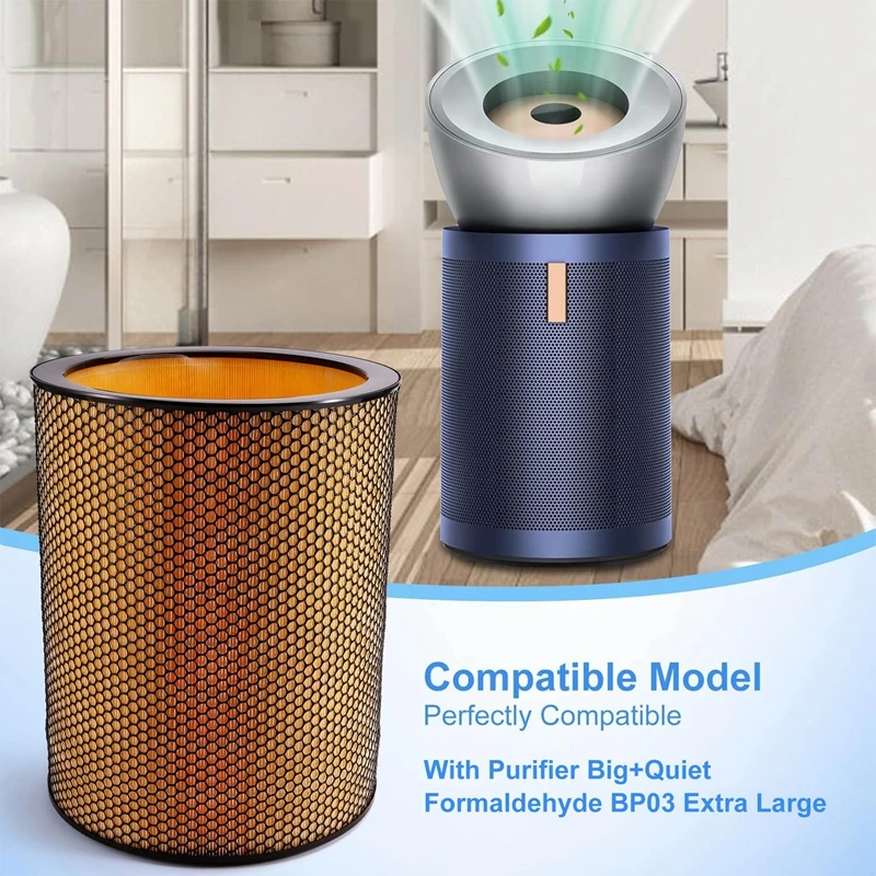 BP03 Filter For Dyson Purifier Big&Quiet Formaldehyde BP03 & BP04 Extra Large, High Efficiency & Carbon Filter