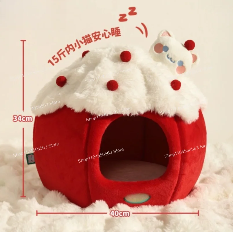 Cat Litter Winter Warm Closed Security Big Cat House Winter Cat House Universal