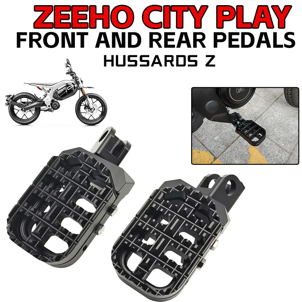 Motorcycle Accessories Billet Wide Foot Pegs Pedals Footrest Footpegs Fit For CFMOTO ZEEHO Electric CITY SPORT C!TY PLAY FUN