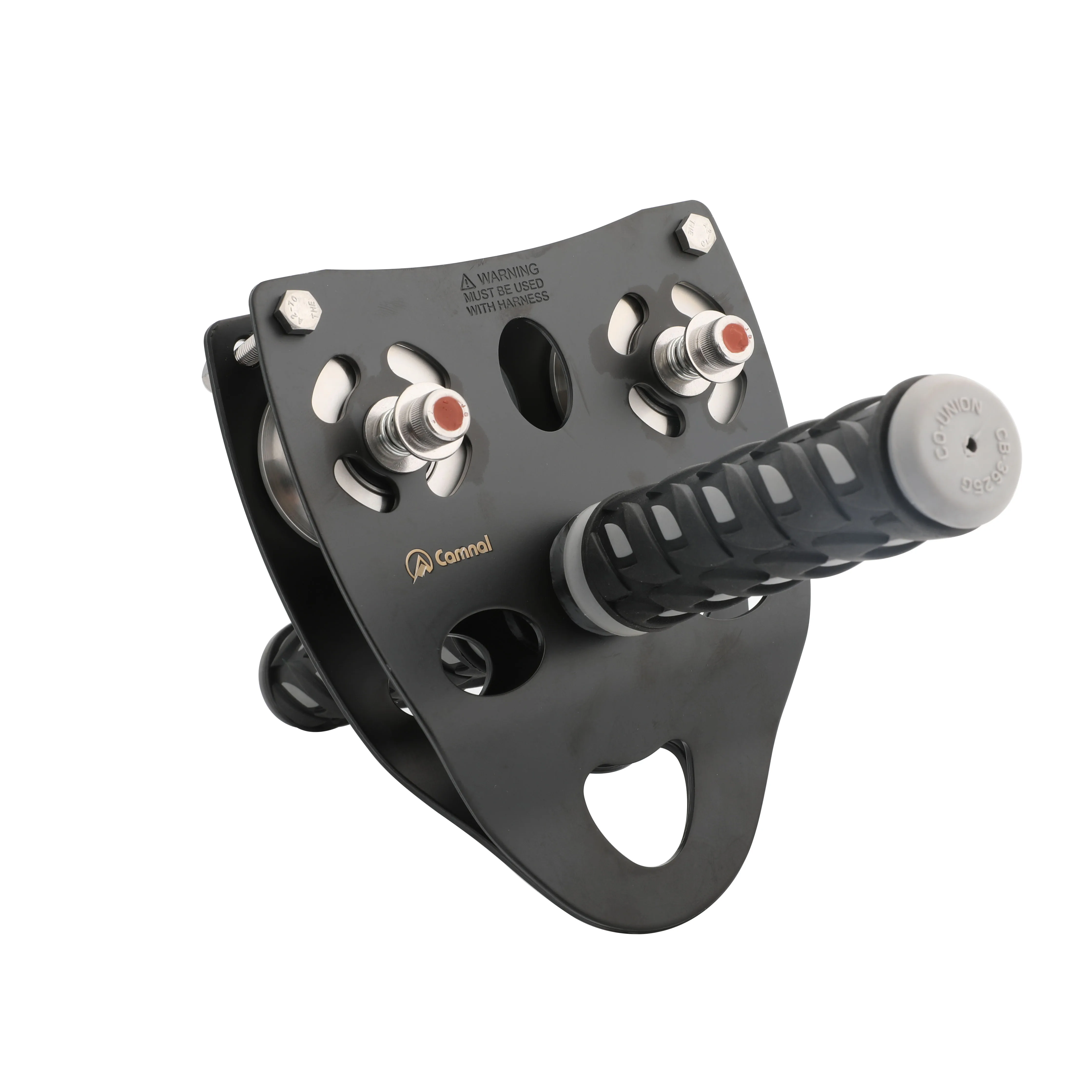 Professional Handle Pulley Roller Gear, Outdoor Rock Climbing Tyrolean Traverse Crossing Weight Carriage Device