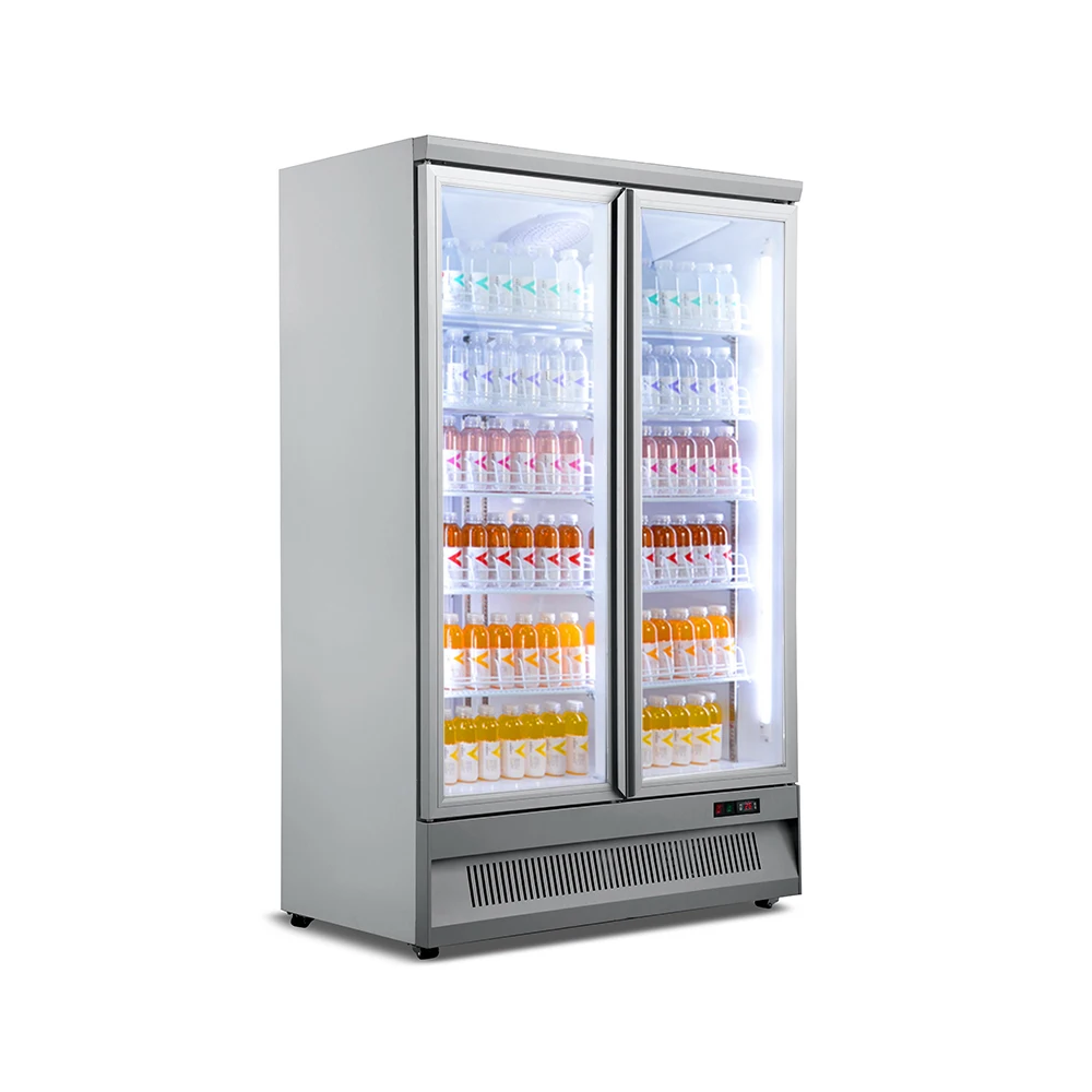 2026 Commercial Freezer Grocery Convenience Store Supermarket Upright Display Freezer Refrigerator