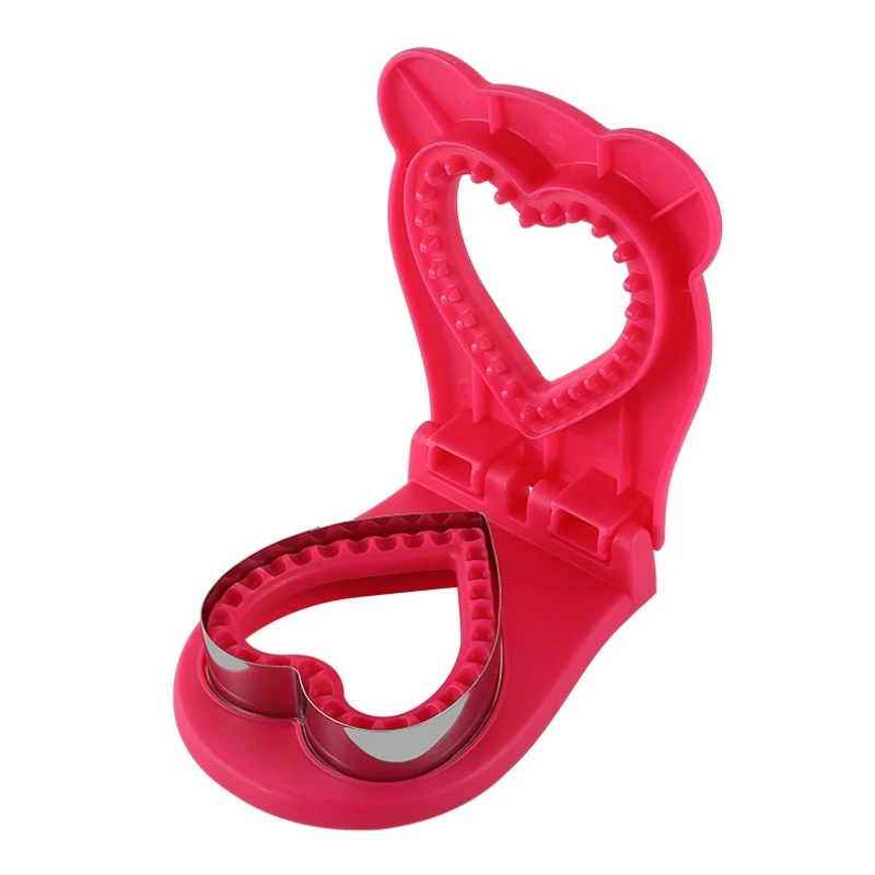 Moule à pain Love Sandwich Side Bag, outils de pâtisserie DIY pour la maison, en plastique ABS durab
