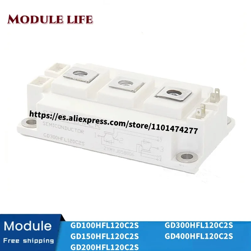 

GD100HFL120C2S，GD150HFL120C2S，GD200HFL120C2S，GD300HFL120C2S，GD400HFL120C2S IGBT Module New Original