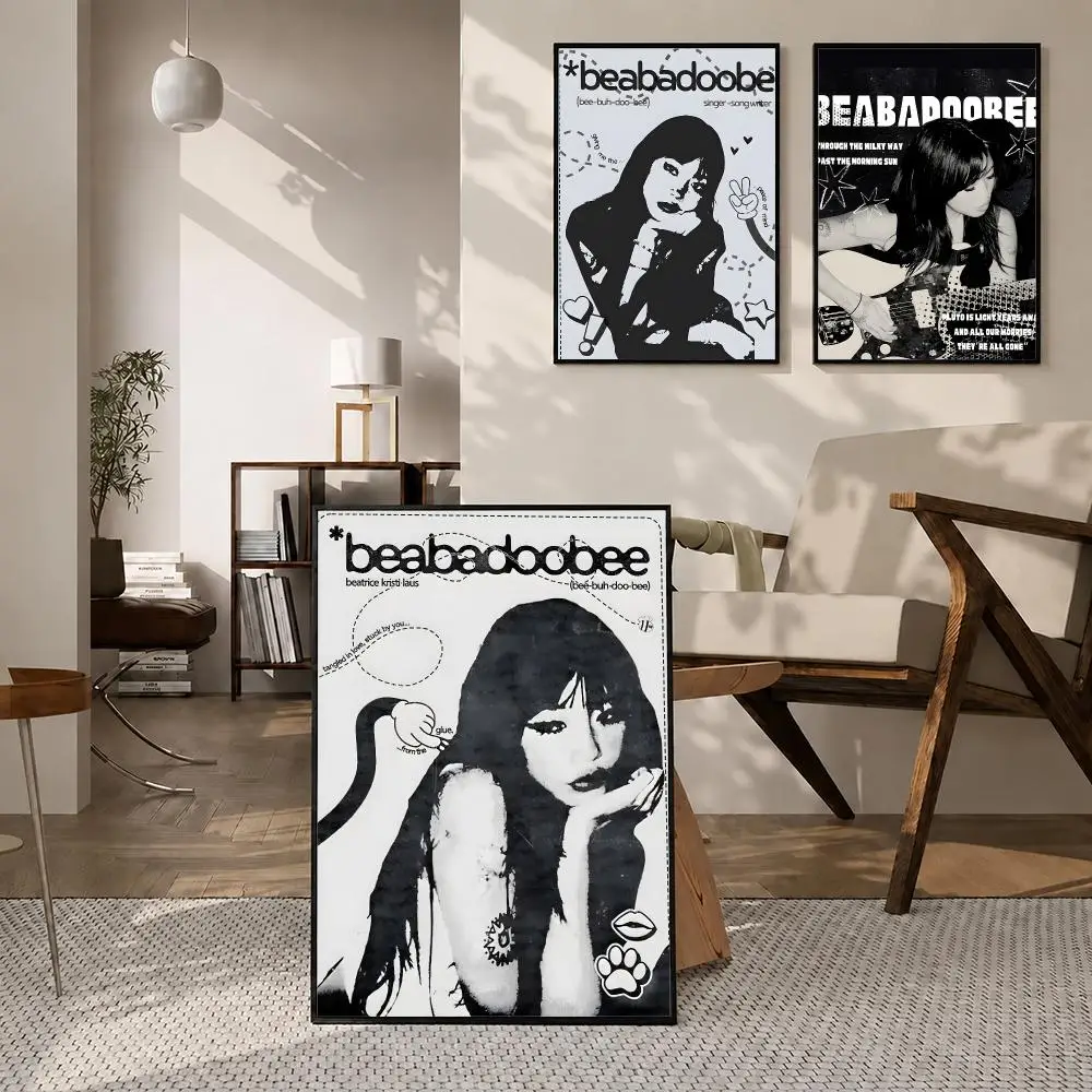 Singer Beabadoobee Poster High-definition poster stickers, suitable for bedroom, living room, home decoration