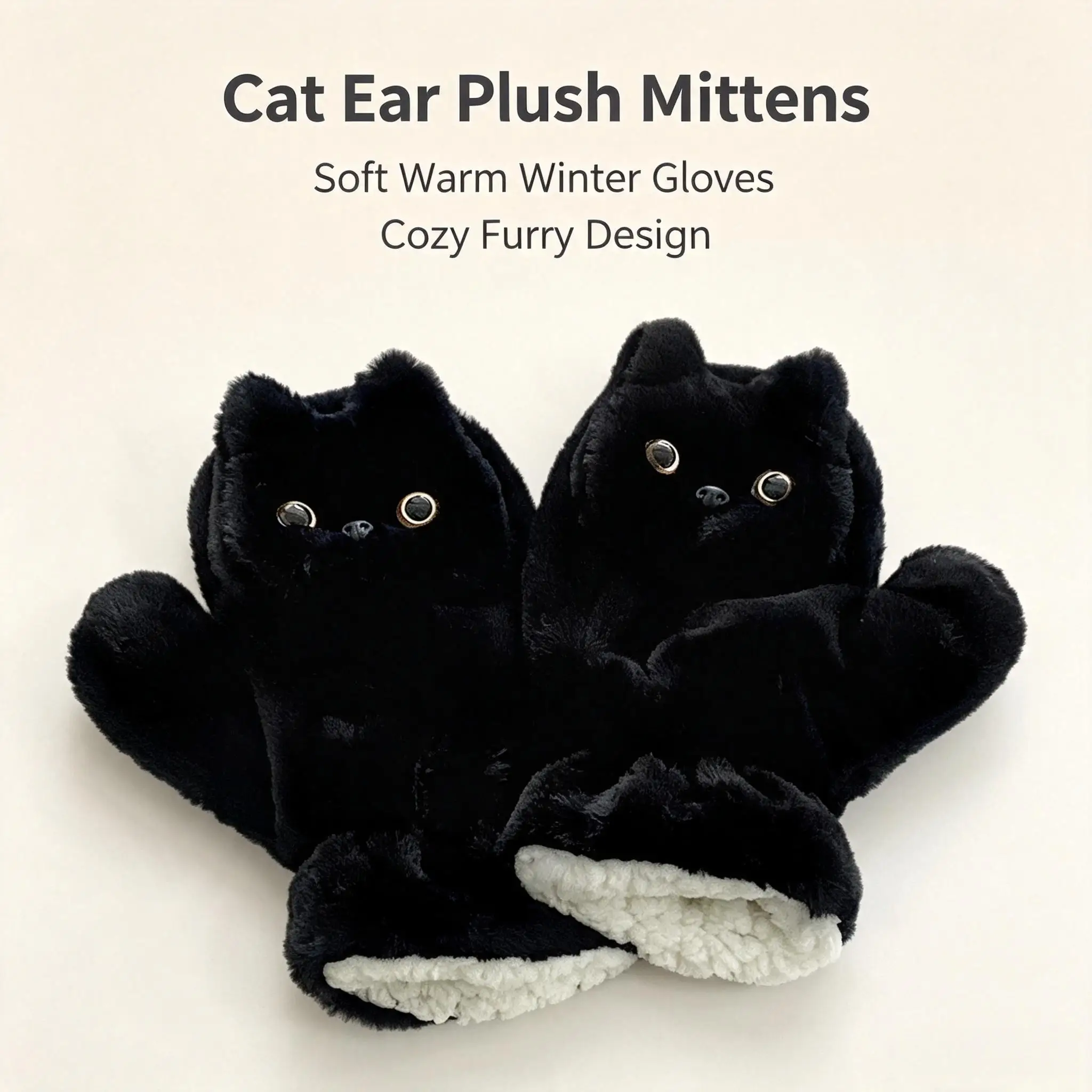luvas-de-pelucia-de-gato-preto-fofo-para-pendurar-no-pescoco-de-alta-estetica-termicas-a-prova-de-vento-e-frio-cobertura-total-para-inverno-e-uso-externo
