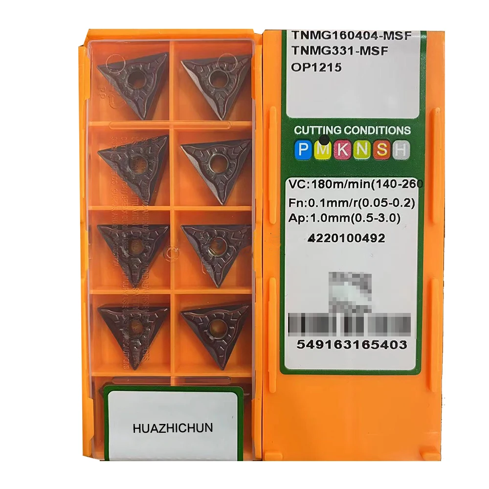 TNMG 160404 MSF 1215 External turning tool Carbide parts  cutting tool