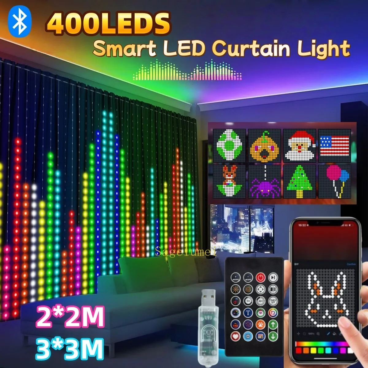 400Leds Smart Led C…