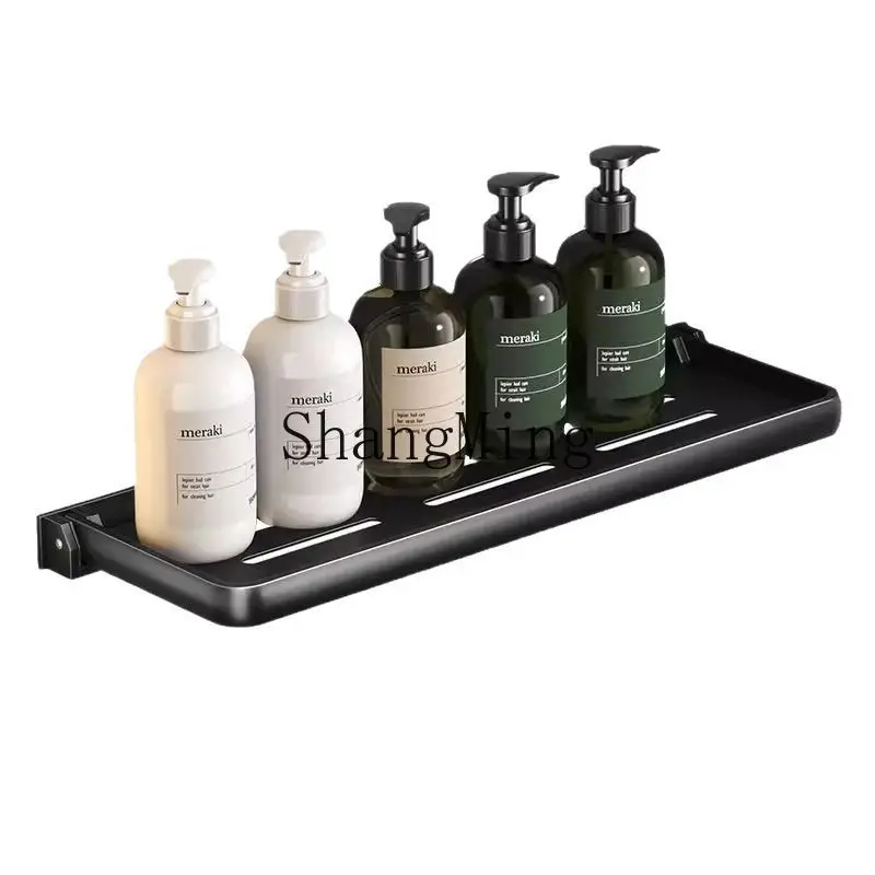 

DSA toilet foldable washstand rack wall hanging bathroom washstand mirror front wall storage rack