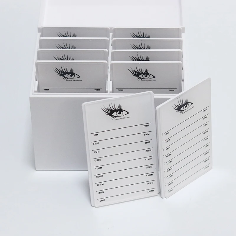 CNKESS wholesale Beauty Salon 10 Layers Acrylic Eyelash Extensions Storage Box Lash Tile Palette Box