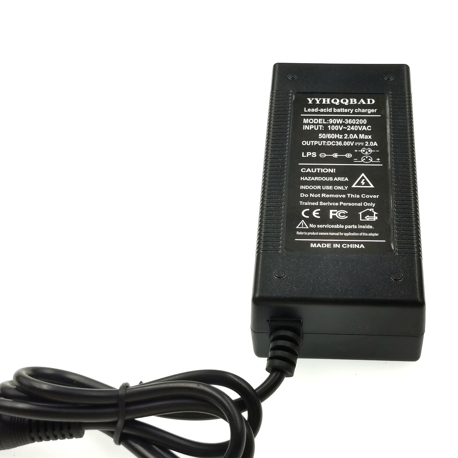 YYHQQBAD 36V 2A  Lead-acid Battery Charger Electric Scooter Ebike Charger For Bicycle-modified Electric Vehicles