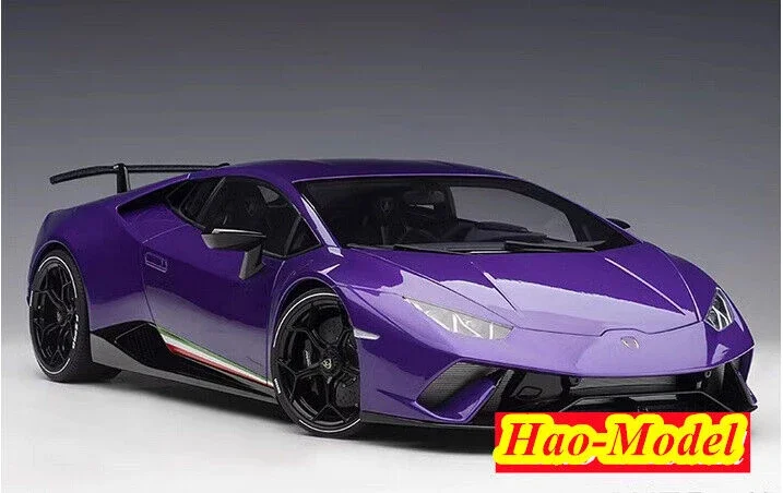 Autoart 1/12 dla Huracan performante 2017 metalowych Model odlewu ozdoby samochodowe zabawek prezenty urodzinowe dla chłopców kolekcji wystawowych hobbystów