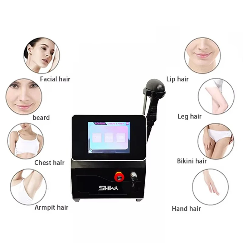 

Portable skin rejuvenator with skin whitening 808nm 1064nm 532nm