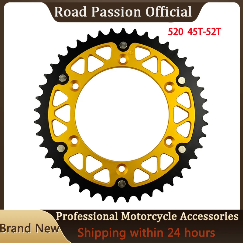 

Motorcycle 45T - 52T Rear Sprocket For SUZUKI RM125E RM125F RM125G RM125R RM-Z DR-Z 250 RM250 DR350 RMX250 DR250 DR350SE RV90