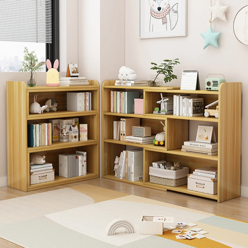 Desk Cabinets Bookshelf Organizer Magazine Rack Storage Shelves Bookcase Aesthetic Support Books Etagere Rangement Furniture