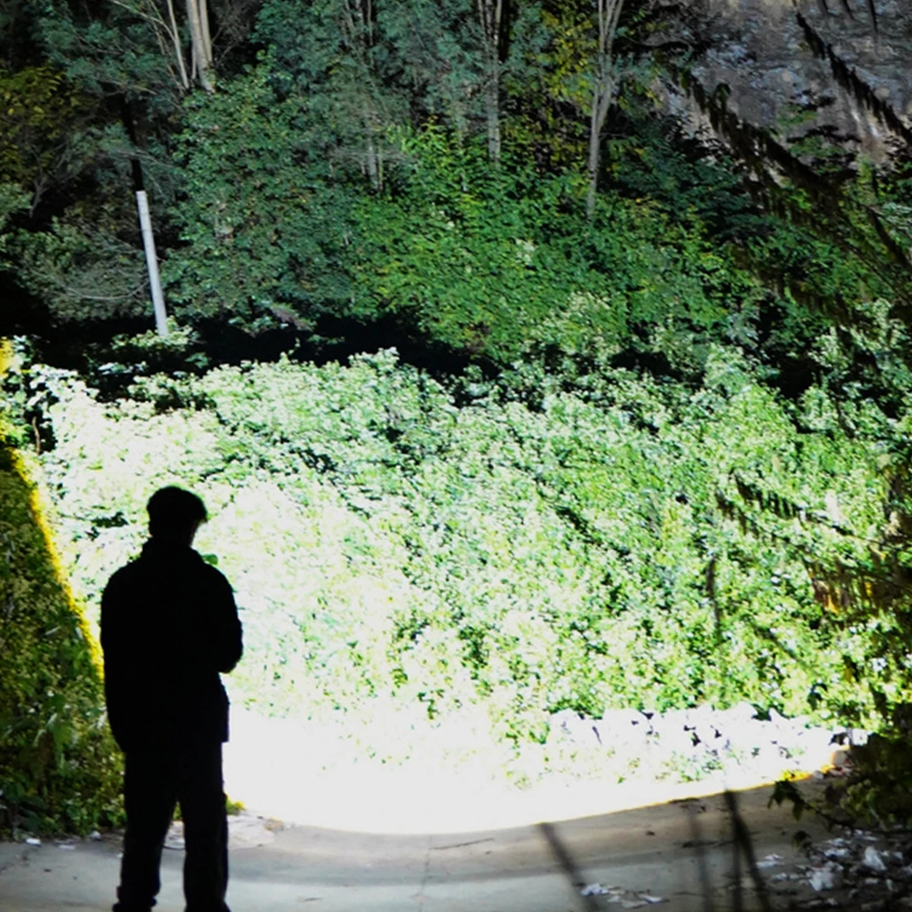 

Zoomable Camping Flashlight USB Charging High Brightness Flashlight 3 Gears Ultra Bright LED Torch Power Bank for Power Outages