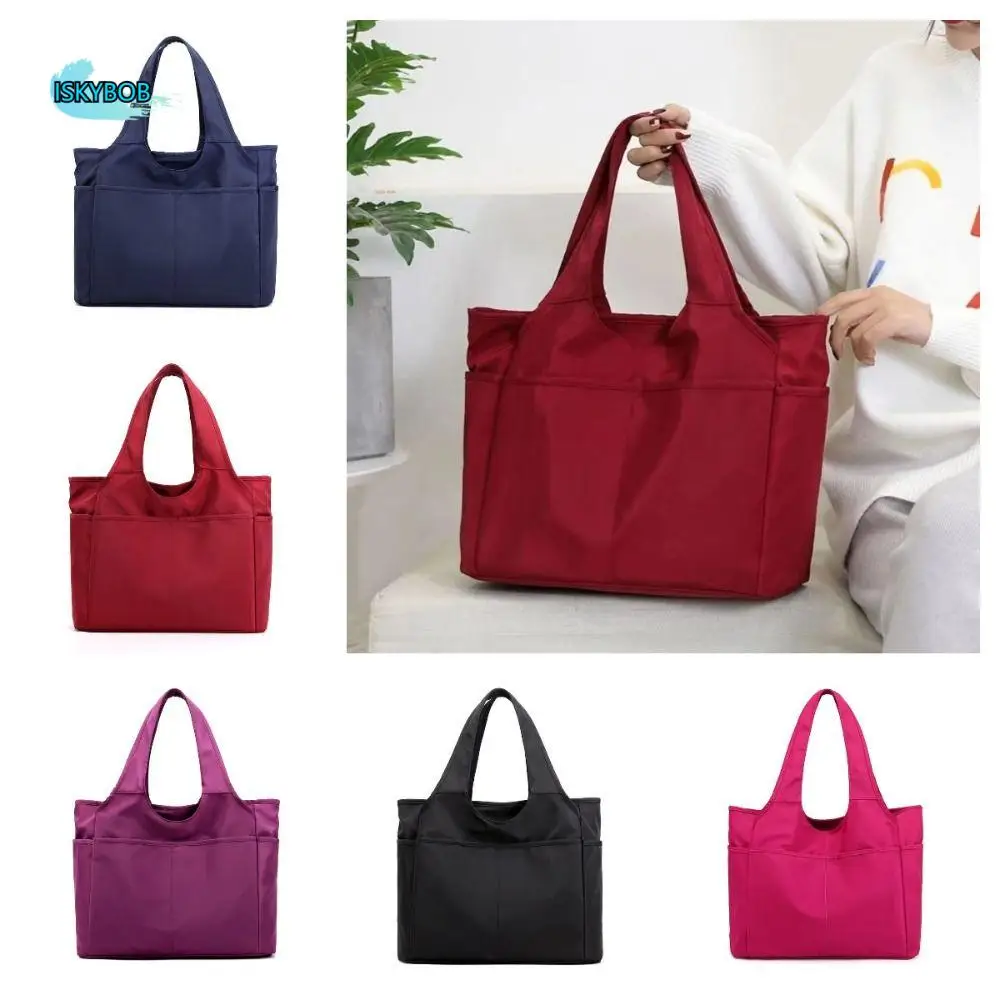 

Versatile Oxford Cloth Large Commuting Bag Multi-pocket Zipper Nylon Shoulder Bag Casual Korean Style Handbag Travel