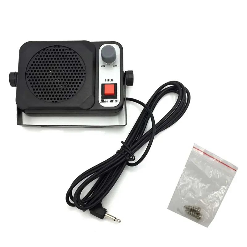 Heavy Duty TS-650 Mini External Speaker 3.5mm TS650 Loudspeaker for QYT YAESU ICOM KENWOOD CB Car Mobile Radio Walkie Talkie