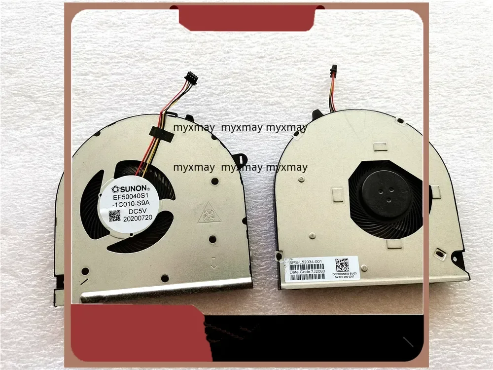 

Cooling Fan for HP 15-DW 15-DU 15S-DU0002TX Radiator FLG0 DC28000N6F0 DFS5K12114464N L52034-001