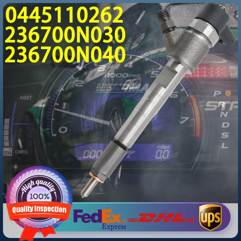 

0445110262 0445110227 23670-0N030 23670-0N040 Common Rail Injector For Toyota Yaris Verso Yaris 1.4 D Engine