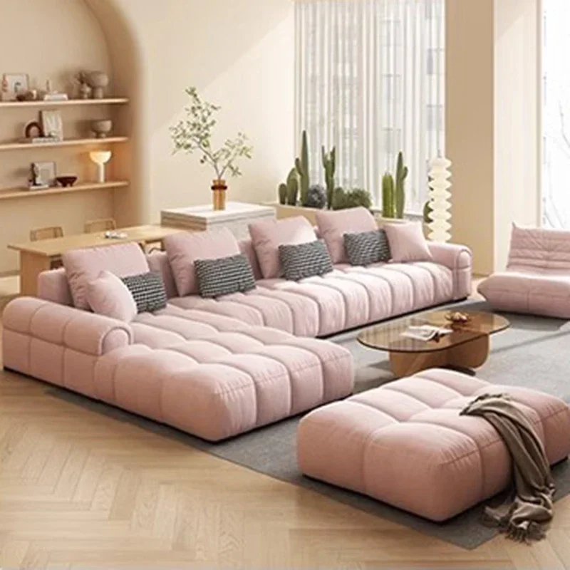 

Large Simple Sofa Nordic Comfortable Foam European Designer Lazy Sofa Human Love Seat Salon Meuble Apartment Home Furniture