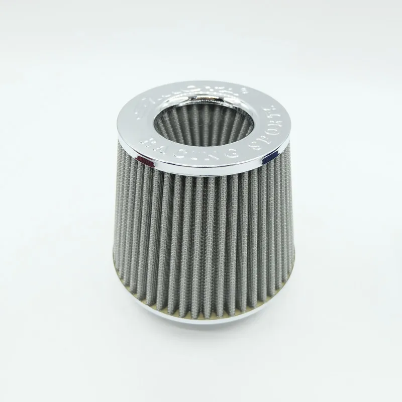 76MM SIMOTA Car Air Filter High Flow Intake FilterIntake Filter Sport Power Mesh Cone Cold Air Induction Kit Universal Car Parts