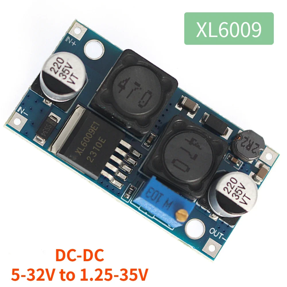 1PC Step-Up Step-Down Module XL6009 DC-DC Adjustable Converter XL6009 Power Supply Module 5-32V To 1.25-35V