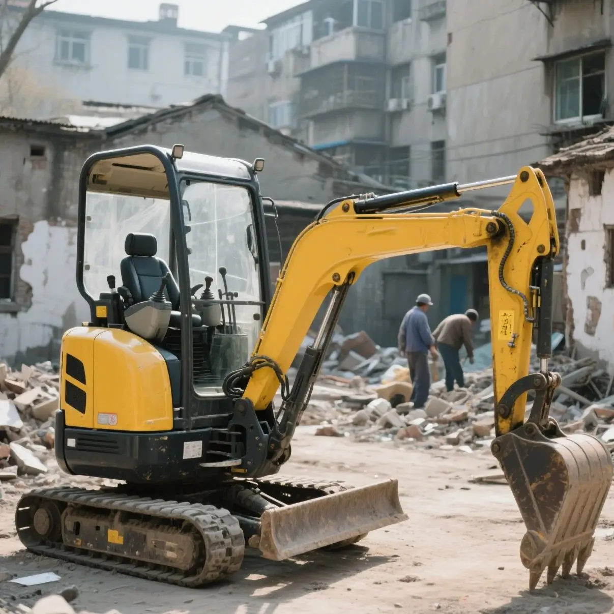 

Small Excavator Manufacturer - Customizes Track Type Loader with EPA Construction Accessories