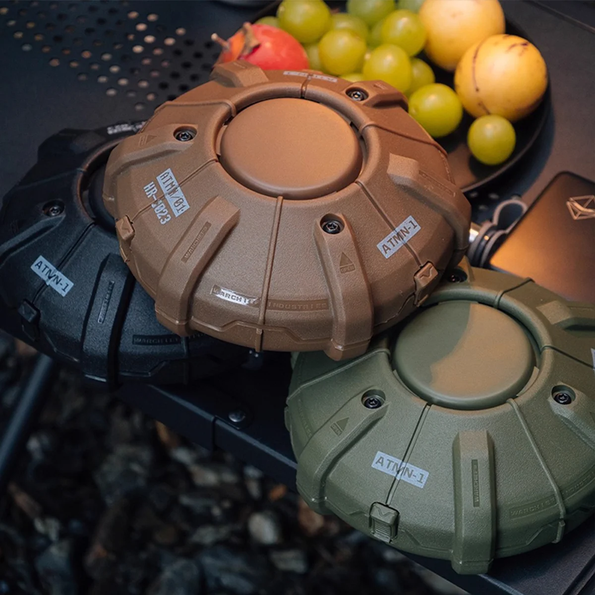Dotwise Landmine Shaped Tactical Mosquito Incense Box Home Outdoor Camping Creative Military Style Mosquito Repellent Rack