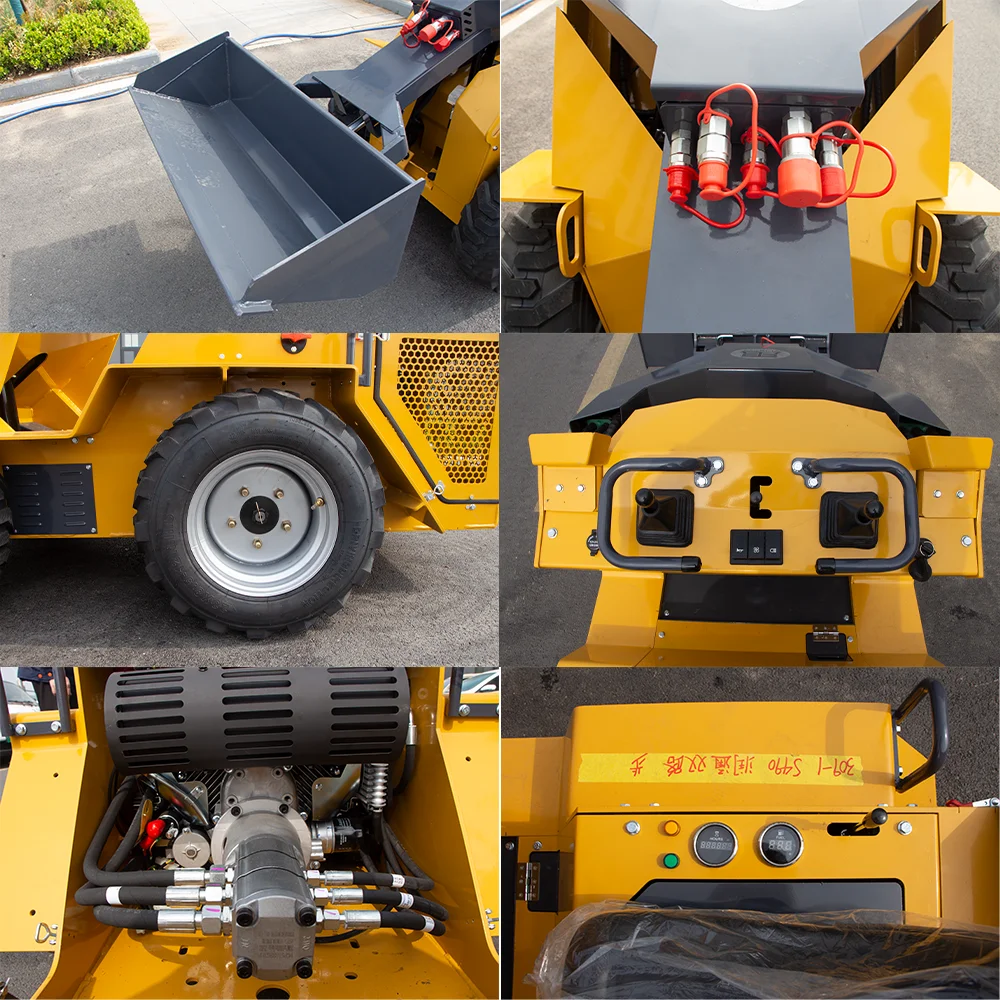 YG-S490 โรงงานปรับแต่ง Skid Steer Loader Fast การจัดส่ง Hydraulic Skid Steer Loaders ราคาถูก Mini Wheel Loader สําหรับขาย