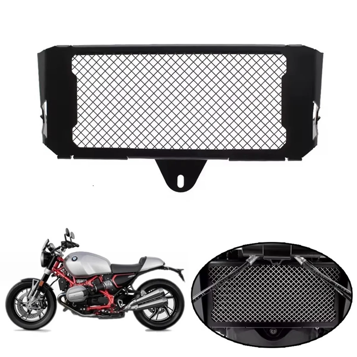 

Motorcycle Radiator Grille Guard Cover Grill Oil Cooler Guard Protector for BMW R12 NineT 2024-2025 R 12 NineT