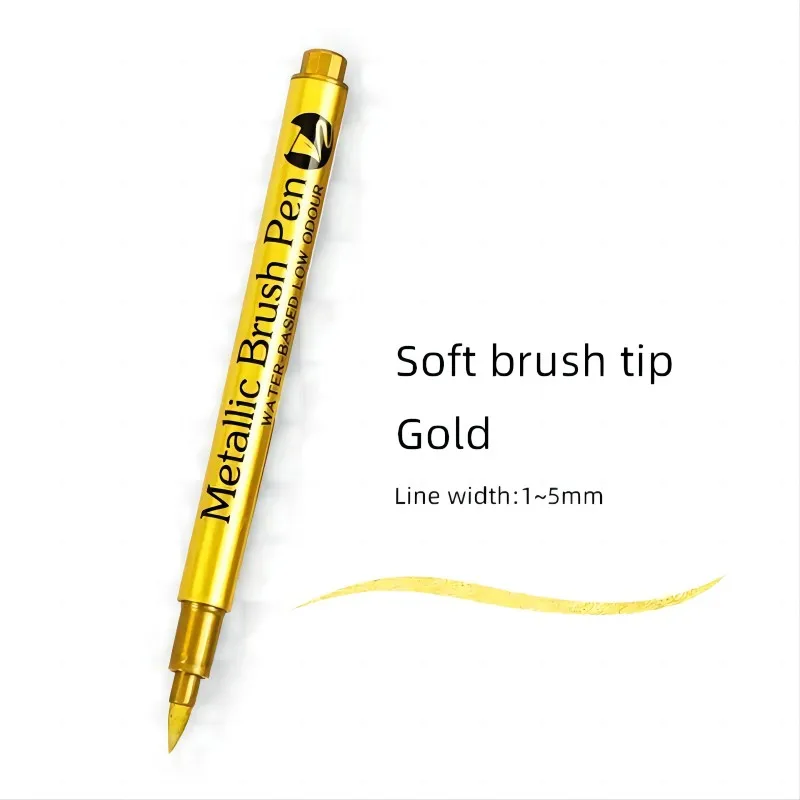 6/12pcs wasserdichter permanenter Farb markierung stift, Gold-und Silber tinte, Metallic, Rock, Becher, Keramik, Glas, DIY-Mal zubehör