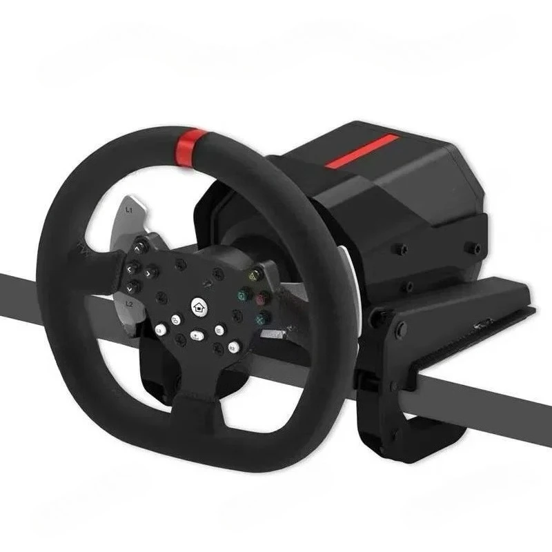 V10 Force Feedback Racing Game Steering Wheel 900 Degrees Compatible With PC