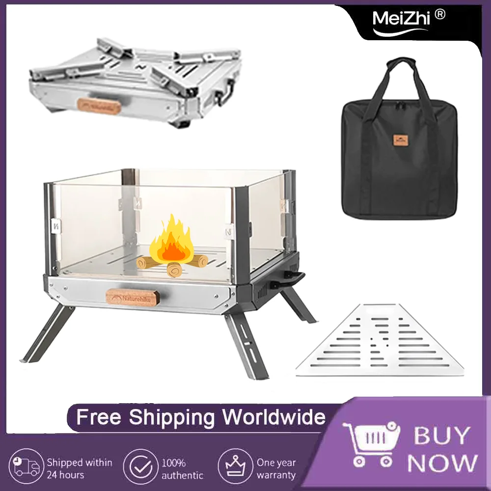 

Outdoor Wood Burning Stove-Stainless Steel Portable Firewood Stove forCamping,Heating,andWinterBonfires-Excellent forEnthusiasts