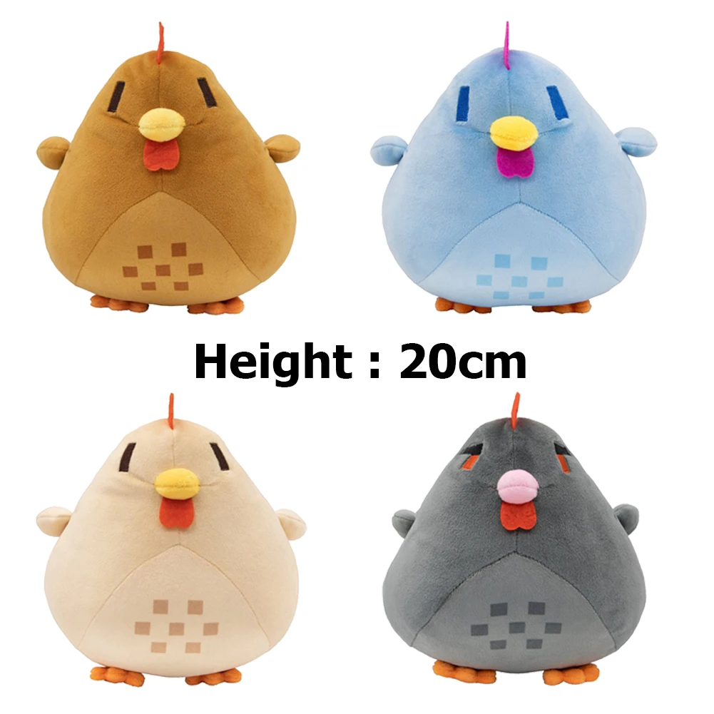 20CM Gà Junimo Búp Bê Game Stardew Thung Lũng Cosplay Đạo Cụ Phụ Kiện Sang Trọng Thứ Đồ Chơi Linh Vật Quà Giáng Sinh Nhật Tặng Halloween Trang Trí