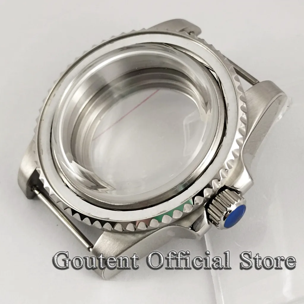 

Goutent 40mm Silver Dome Glass Watch Case Fit NH35 NH36 Miyota 8215 821A DG2813 3804 ETA 2836 2824 PT5000 Movement