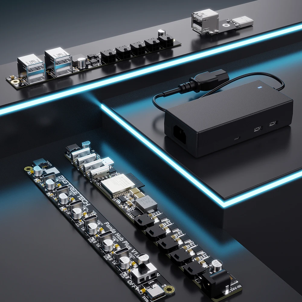 

BIQU 3D Printer Power Management Panda Hub Plus All-in-One Power Management center For Bambulab P1 P2S X1 A1 3D Printer